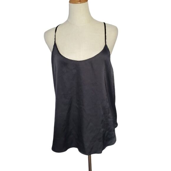 Ekouaer Black Silky Camisole Top - Picture 2 of 6